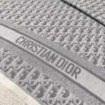 𝐃𝐢𝐨𝐫 · 23款新款牛仔系列-字母长巾浅灰色45%棉32%羊毛23%真丝