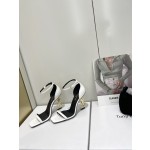 𝙎𝙖𝙞𝙣𝙩 𝙇𝙖𝙪𝙧𝙚𝙣𝙩 | 𝟐𝟎𝟐𝟐/𝐒𝐒 𝐧𝐞𝐰 YSL｜Saint Laurent silk diamond buckle high heels Imported silk