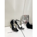 𝙎𝙖𝙞𝙣𝙩 𝙇𝙖𝙪𝙧𝙚𝙣𝙩 | 𝟐𝟎𝟐𝟐/𝐒𝐒 𝐧𝐞𝐰 YSL｜Saint Laurent silk diamond buckle high heels Imported silk