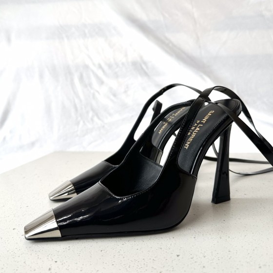 𝙎𝙖𝙞𝙣𝙩 𝙇𝙖𝙪𝙧𝙚𝙣𝙩 | 𝟐𝟎𝟐𝟐/𝐒𝐒 𝐧𝐞𝐰 YSL｜Spring small square head high heeled single shoes strappy sandals