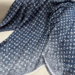 𝐋𝐨𝐮𝐢𝐬 𝐕𝐮𝐢𝐭𝐭𝐨𝐧 🆕 "Gradient Denim Shawl"55% Cotton, 28% Sheep Wool, 17% Silk
