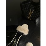 𝙎𝙖𝙞𝙣𝙩 𝙇𝙖𝙪𝙧𝙚𝙣𝙩 | 𝟐𝟎𝟐𝟐/𝐒𝐒 𝐧𝐞𝐰 YSL｜Custom imported sheepskin / mink fur high heels