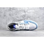 Air Jordan 1 AJ1 Washed White Blue