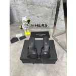 𝙎𝙖𝙞𝙣𝙩 𝙇𝙖𝙪𝙧𝙚𝙣𝙩 | 𝟐𝟎𝟐𝟐/𝐒𝐒 𝐧𝐞𝐰 YSL｜Early spring hot ysl high heel slippers Italian leather bottom