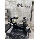 𝙎𝙖𝙞𝙣𝙩 𝙇𝙖𝙪𝙧𝙚𝙣𝙩 | 𝟐𝟎𝟐𝟐/𝐒𝐒 𝐧𝐞𝐰 YSL｜Early spring hot ysl high heel sandals Italian leather sole