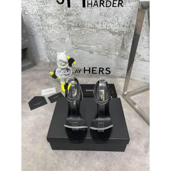 𝙎𝙖𝙞𝙣𝙩 𝙇𝙖𝙪𝙧𝙚𝙣𝙩 | 𝟐𝟎𝟐𝟐/𝐒𝐒 𝐧𝐞𝐰 YSL｜Early spring hot ysl high heel strappy sandals Italian leather sole