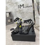 𝙎𝙖𝙞𝙣𝙩 𝙇𝙖𝙪𝙧𝙚𝙣𝙩 | 𝟐𝟎𝟐𝟐/𝐒𝐒 𝐧𝐞𝐰 YSL｜Early spring hot ysl high heel strappy sandals Italian leather sole