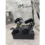 𝙎𝙖𝙞𝙣𝙩 𝙇𝙖𝙪𝙧𝙚𝙣𝙩 | 𝟐𝟎𝟐𝟐/𝐒𝐒 𝐧𝐞𝐰 YSL｜Early spring hot ysl high heel strappy sandals Italian leather sole