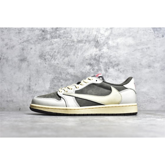 Air Jordan 1 low low top white brown