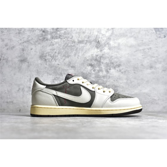 Air Jordan 1 low low top white brown