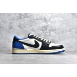 Air Jordan 1 low low top lightning white blue black