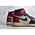 Air Jordan 1 AJ1 Black Buckle Shatter