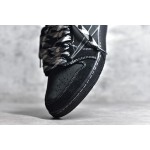 Air Jordan 1 x Travis Scott Black Knight Barbell Low Top