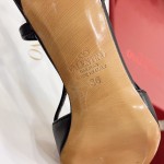 【Valentino】Valentino highest version of kitten heel sandals custom original top calfskin