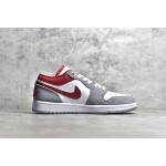 Air Jordan AJ1 Low Top Grey White Red