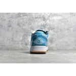 Air Jordan AJ1 low top blue and white