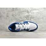 Air Jordan AJ1 low top blue and white