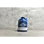 Air Jordan AJ1 low top blue and white
