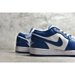 Air Jordan AJ1 low top blue and white