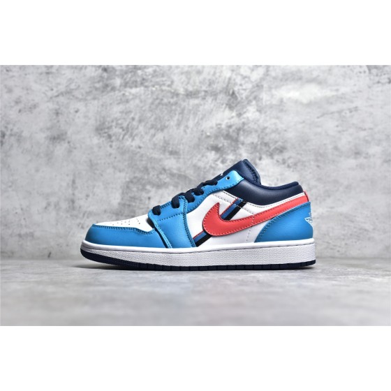 Air Jordan AJ1 Low Top Blue Red White