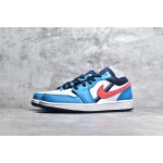 Air Jordan AJ1 Low Top Blue Red White