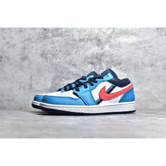 Air Jordan AJ1 Low Top Blue Red White