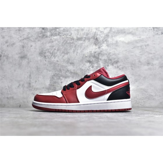 Air Jordan AJ1 Low Top White Red