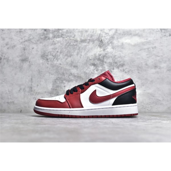 Air Jordan AJ1 Low Top White Red