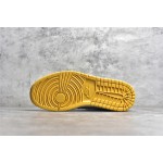 Air Jordan AJ1 low top yellow and white