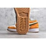 Air Jordan AJ1 low top yellow and white