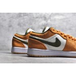 Air Jordan AJ1 low top yellow and white