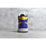 Air Jordan 1 MiD yellow and blue