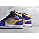 Air Jordan 1 MiD yellow and blue