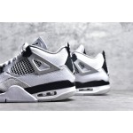 Air Jordan AJ4 Retro White Grey