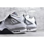 Air Jordan AJ4 Retro White & Black