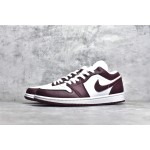 Air Jordan AJ1 low top purple and white