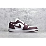 Air Jordan AJ1 low top purple and white