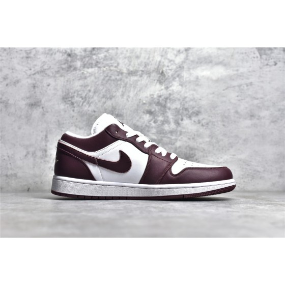 Air Jordan AJ1 low top purple and white