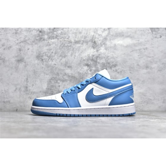 Air Jordan AJ1 low top blue and white