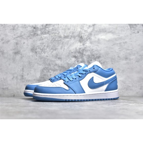 Air Jordan AJ1 low top blue and white
