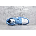 Air Jordan AJ1 low top blue and white