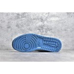 Air Jordan AJ1 low top blue and white