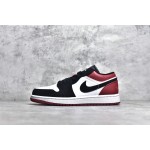 Air Jordan AJ1 Low Top Black White Red