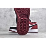 Air Jordan AJ1 Low Top Black White Red