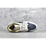 Air Jordan AJ1 low top black and silver