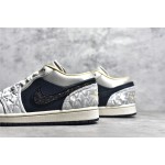 Air Jordan AJ1 low top black and silver