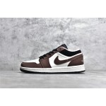 Air Jordan AJ1 Low Top Brown and White