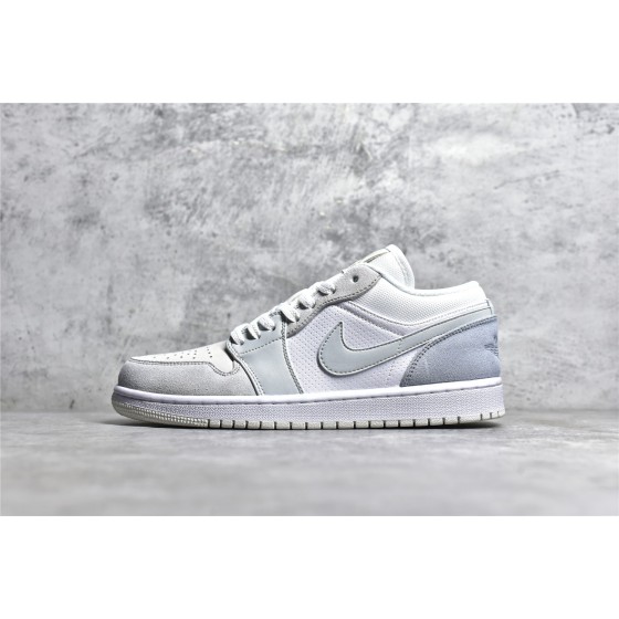 Air Jordan AJ1 Low Top White Grey