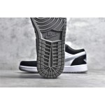 Air Jordan AJ1 Low Top Black White Grey