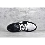 Air Jordan AJ1 low top zwart en wit